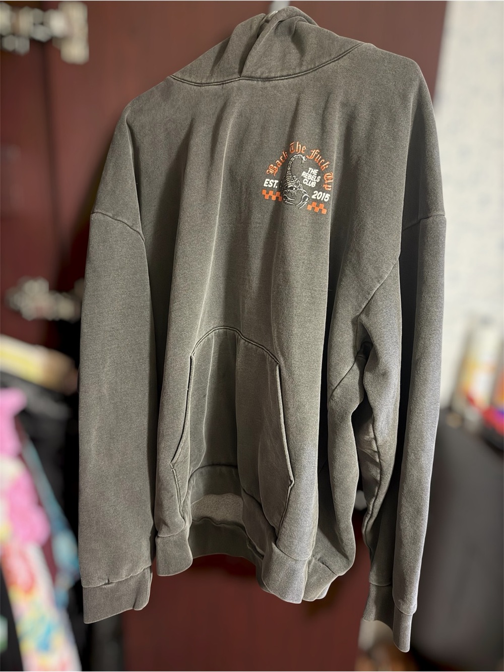 Washed Graphic Hoodie